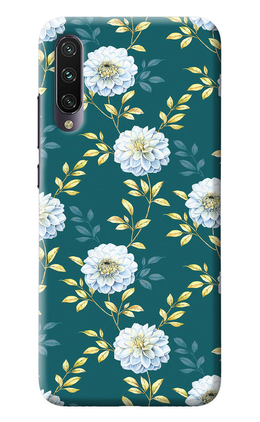 Flowers Mi A3 Back Cover