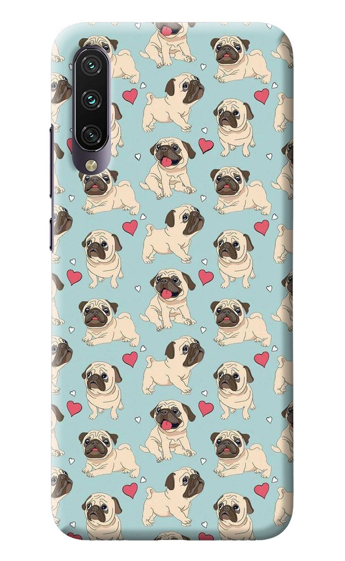 Pug Dog Mi A3 Back Cover