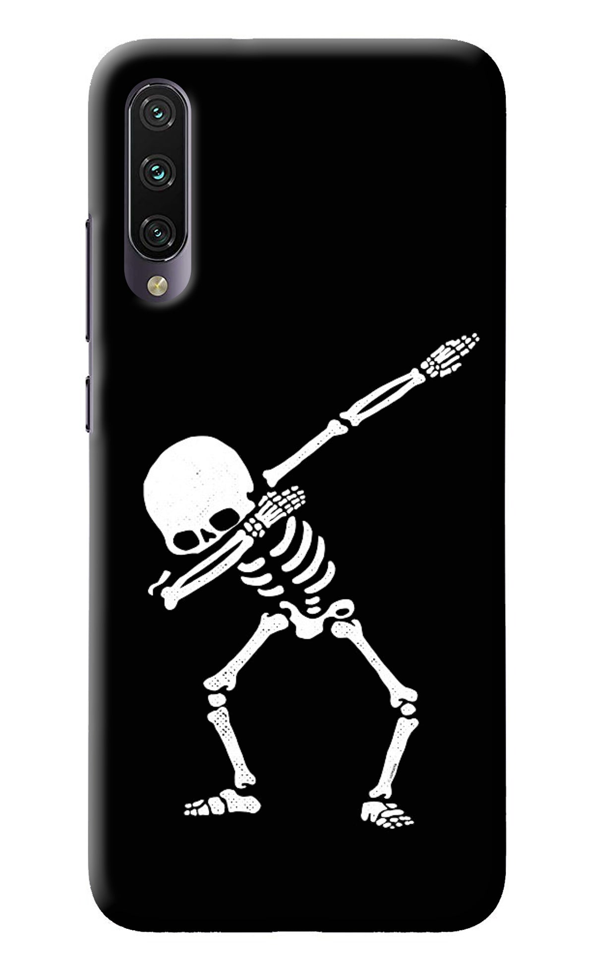 Dabbing Skeleton Art Mi A3 Back Cover