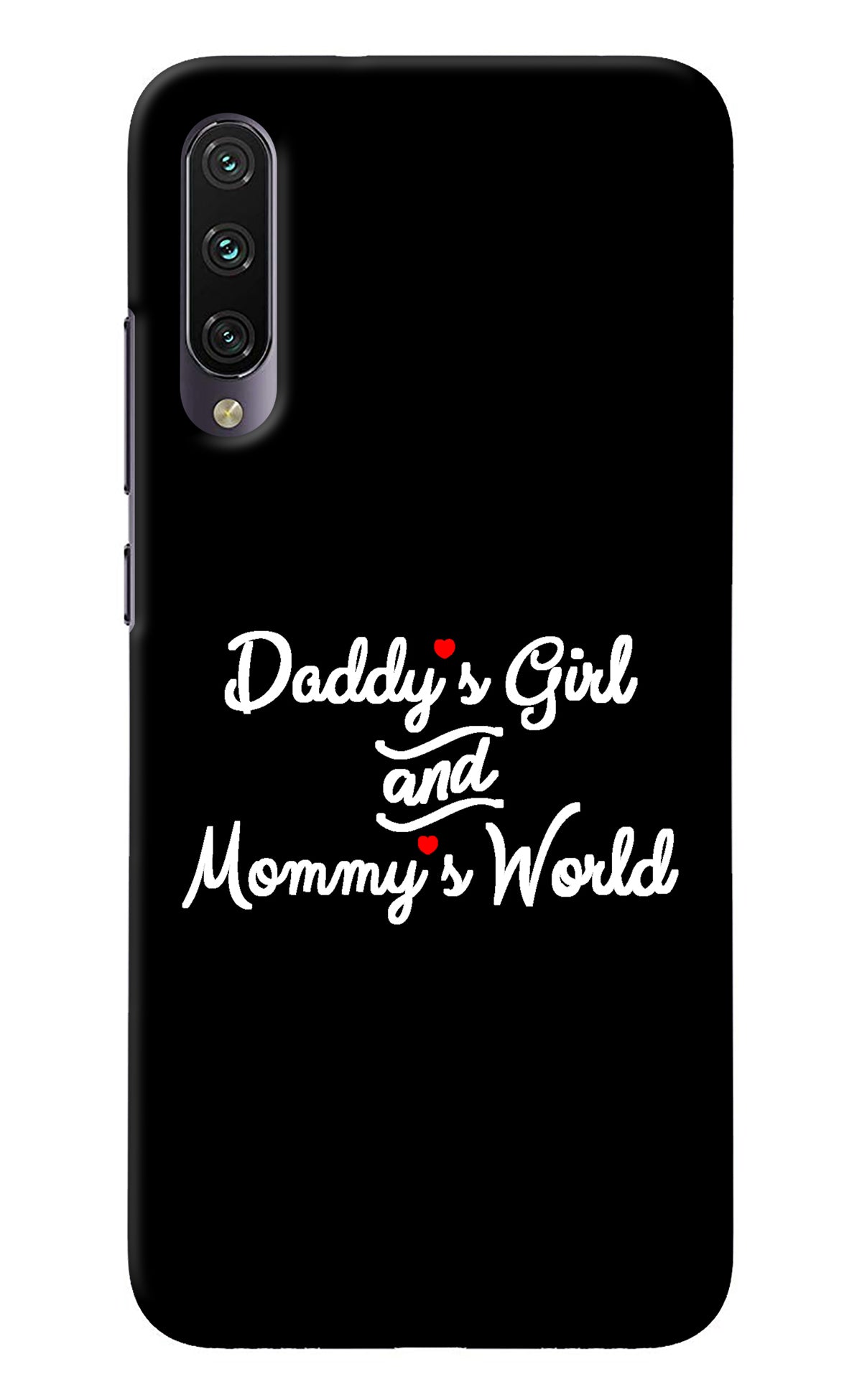 Daddy's Girl and Mommy's World Mi A3 Back Cover