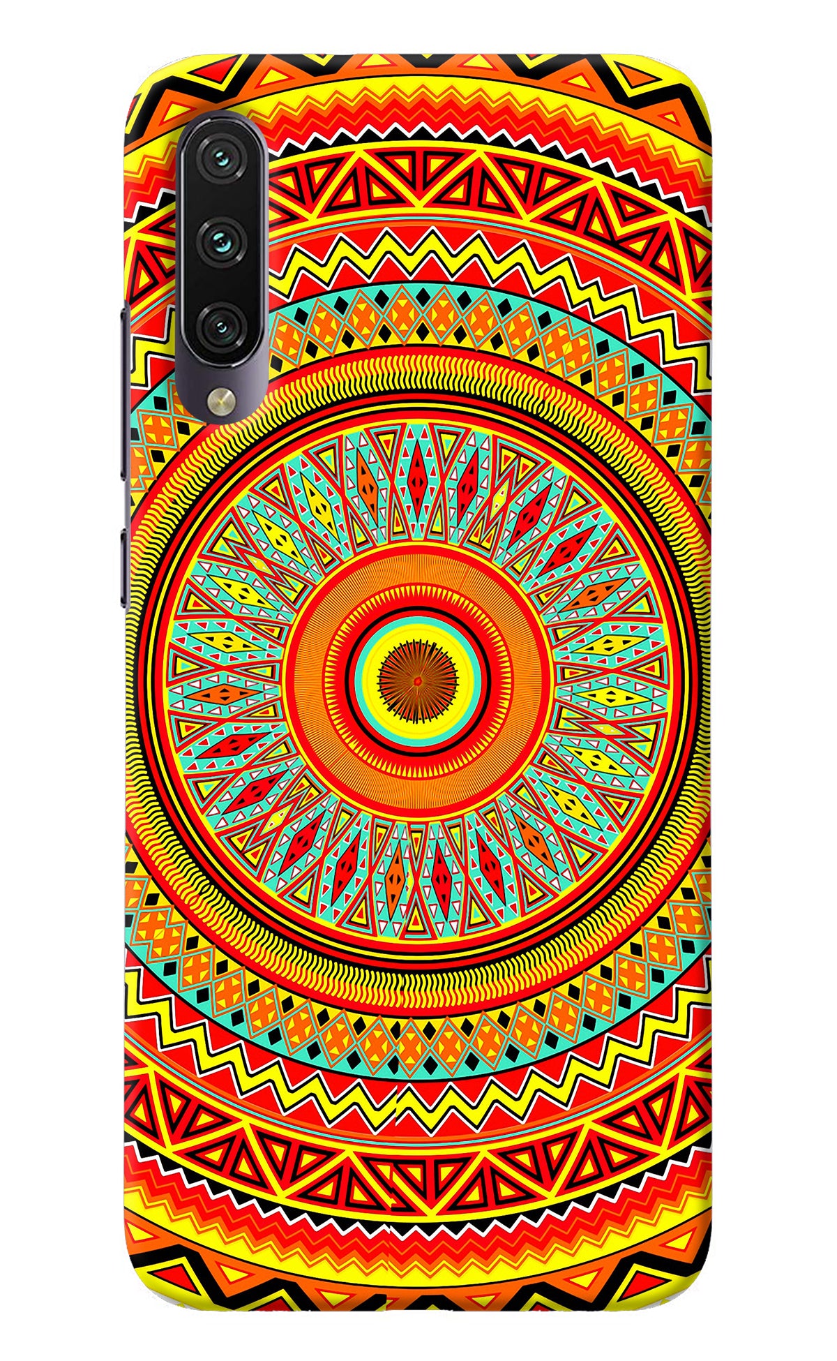 Mandala Pattern Mi A3 Back Cover