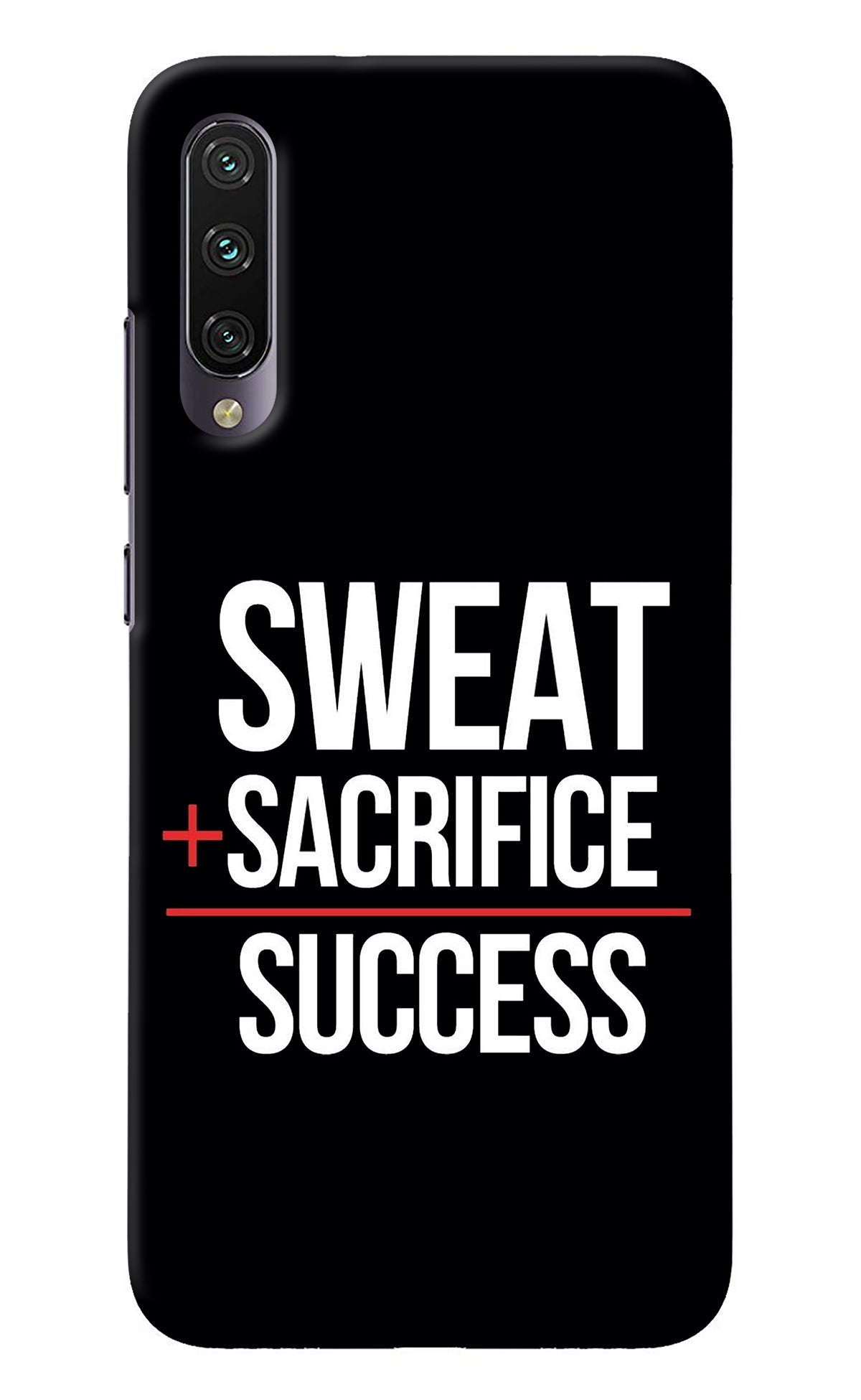 Sweat Sacrifice Success Mi A3 Back Cover