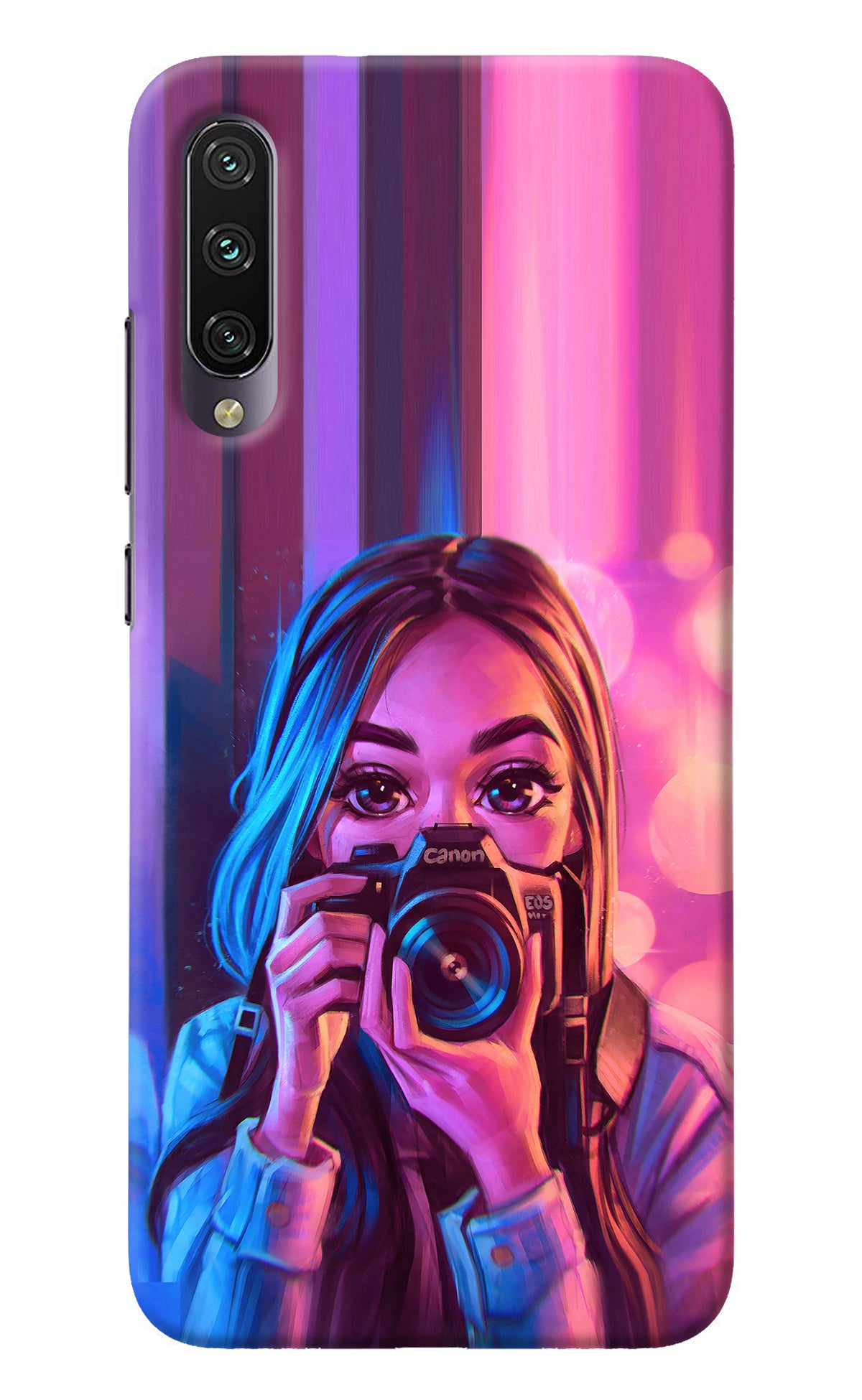 Girl Photographer Mi A3 Back Cover