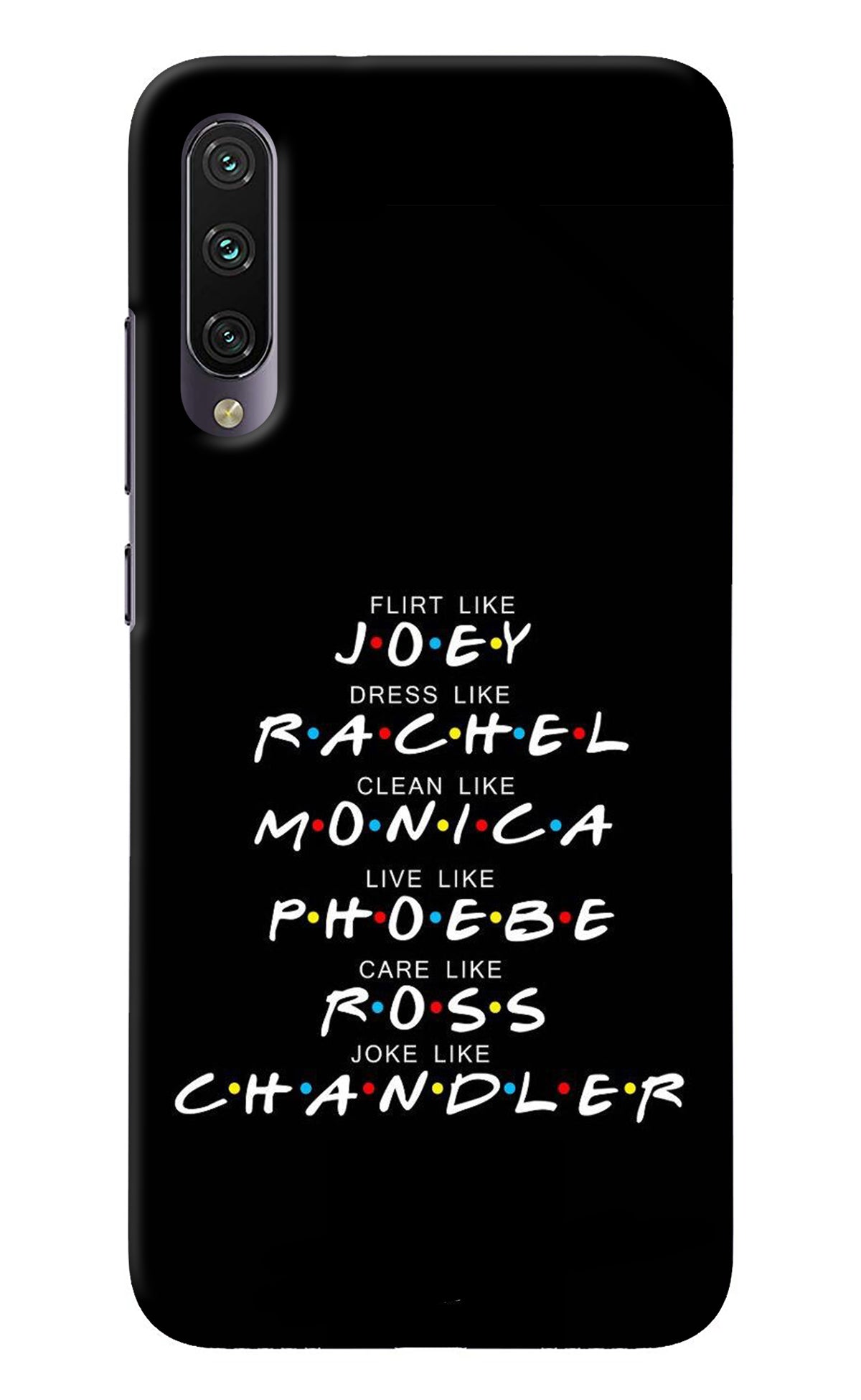 FRIENDS Character Mi A3 Back Cover