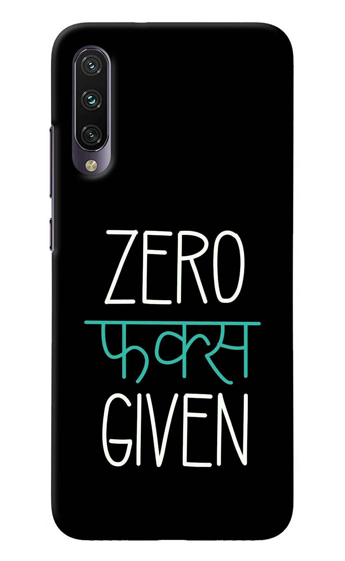 Zero Fucks Given Mi A3 Back Cover