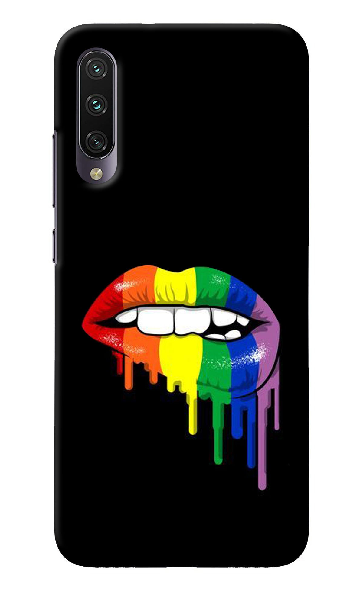 Lips Biting Mi A3 Back Cover