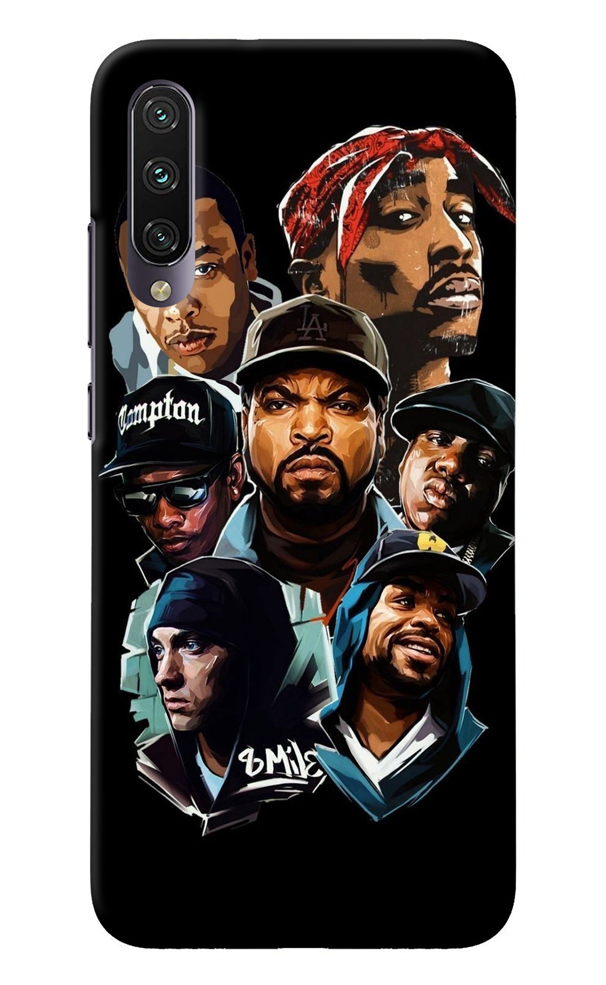 Rappers Mi A3 Back Cover