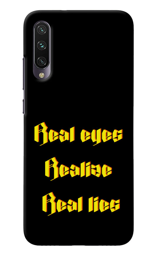 Real Eyes Realize Real Lies Mi A3 Back Cover