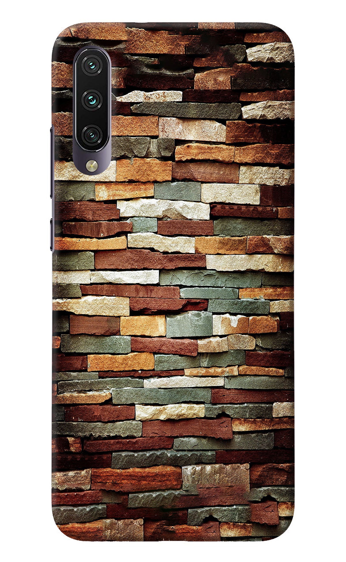 Bricks Pattern Mi A3 Back Cover