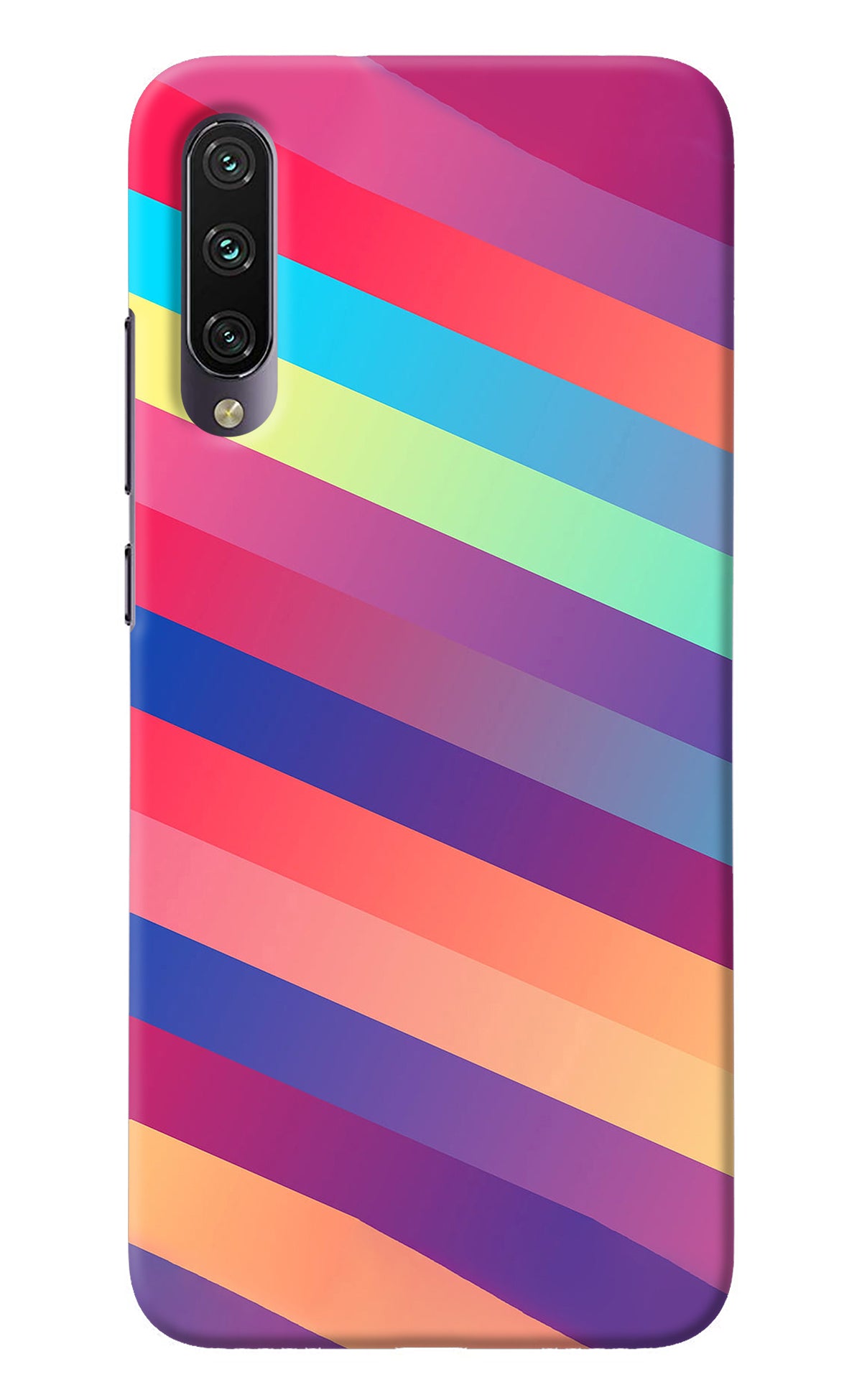 Stripes color Mi A3 Back Cover