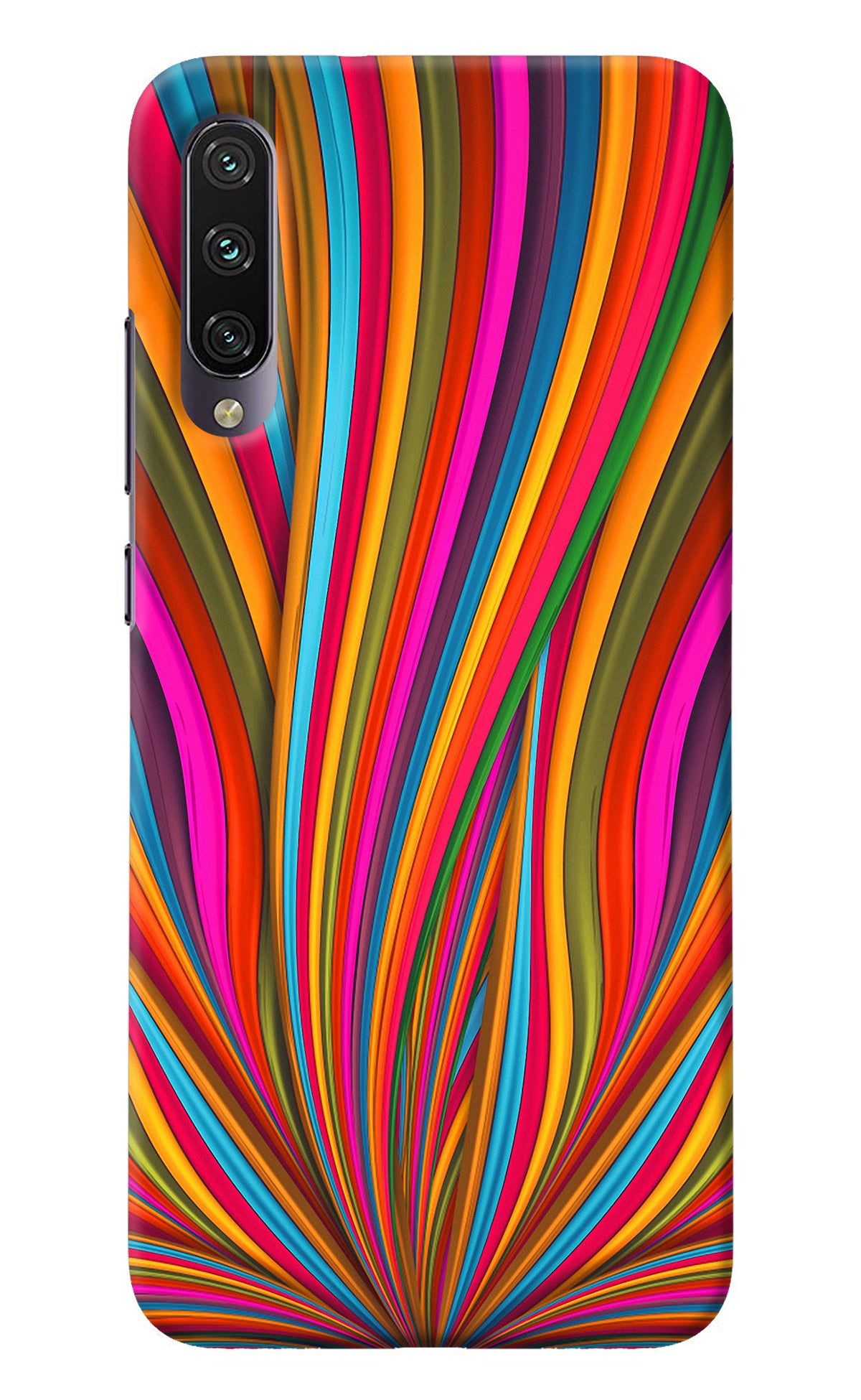 Trippy Wavy Mi A3 Back Cover