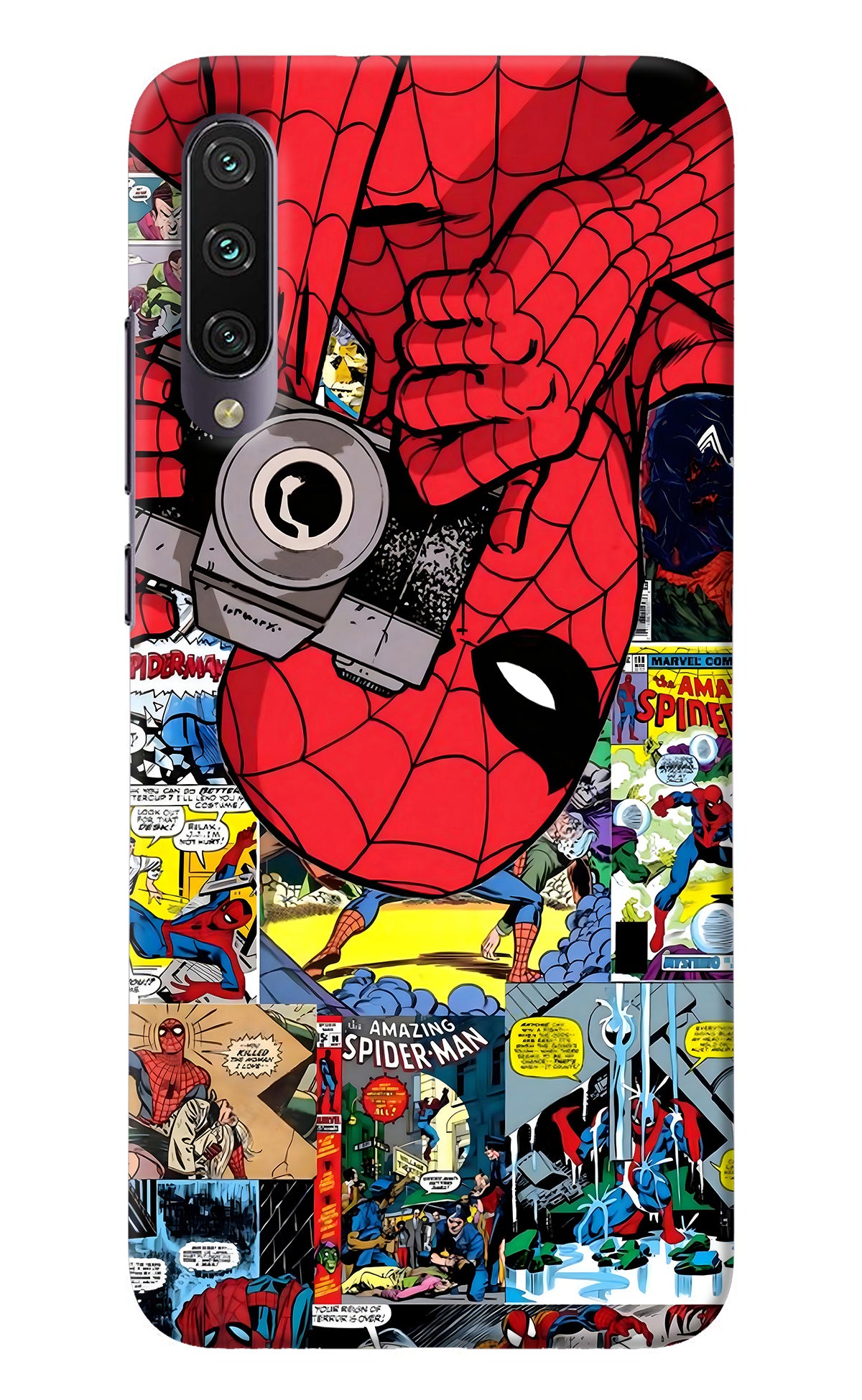 Spider Man Mi A3 Back Cover