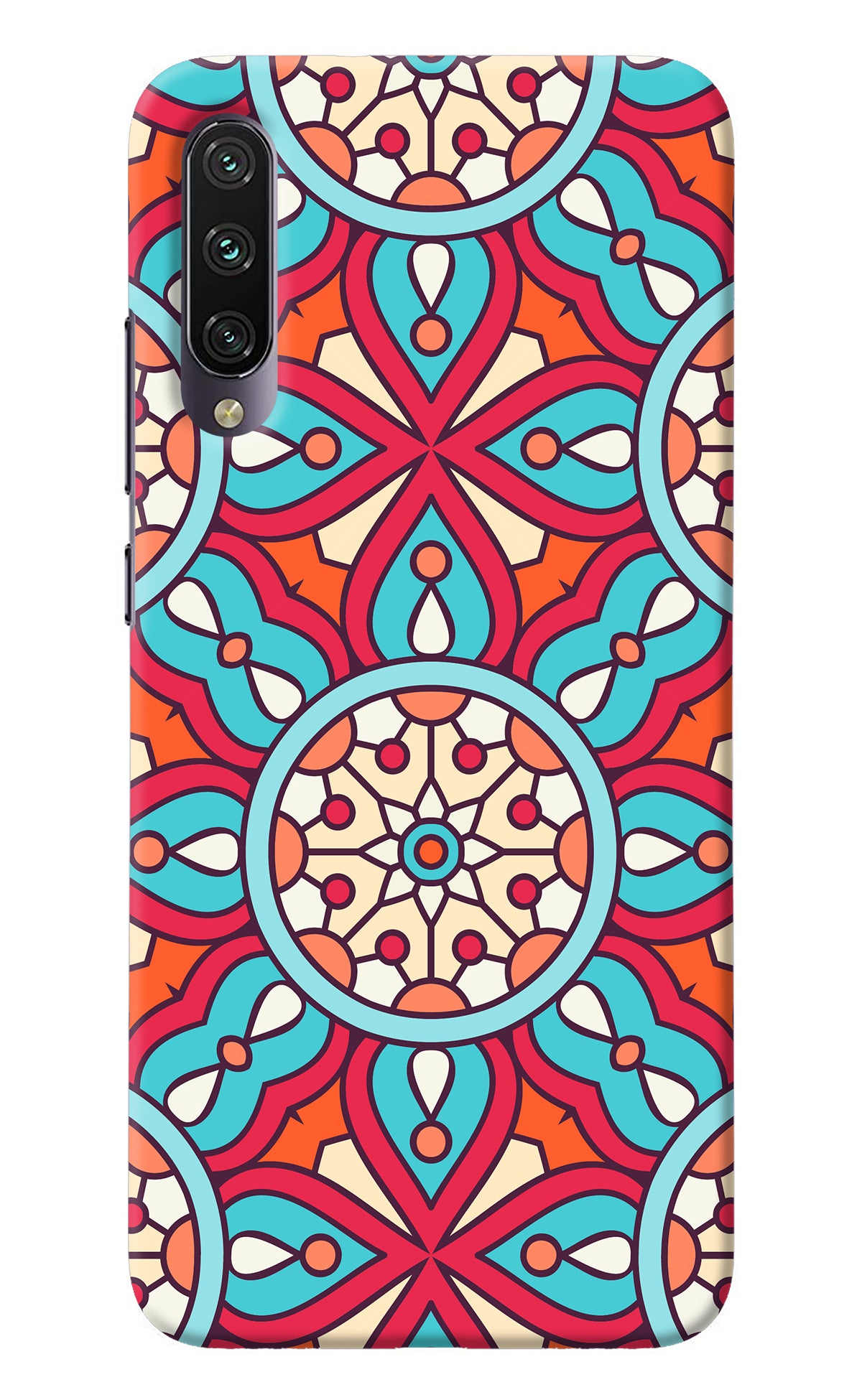 Mandala Geometric Mi A3 Back Cover