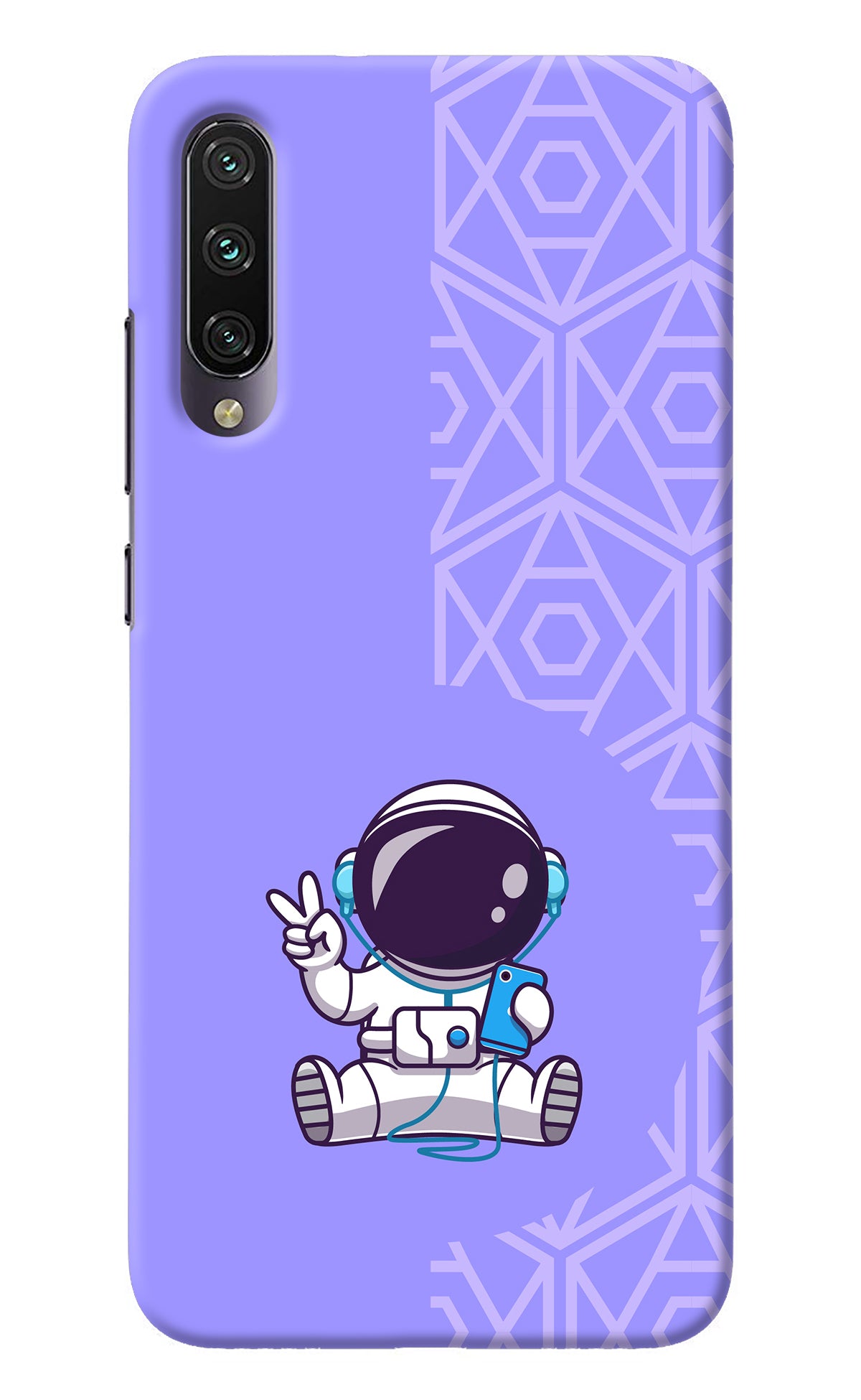 Cute Astronaut Chilling Mi A3 Back Cover