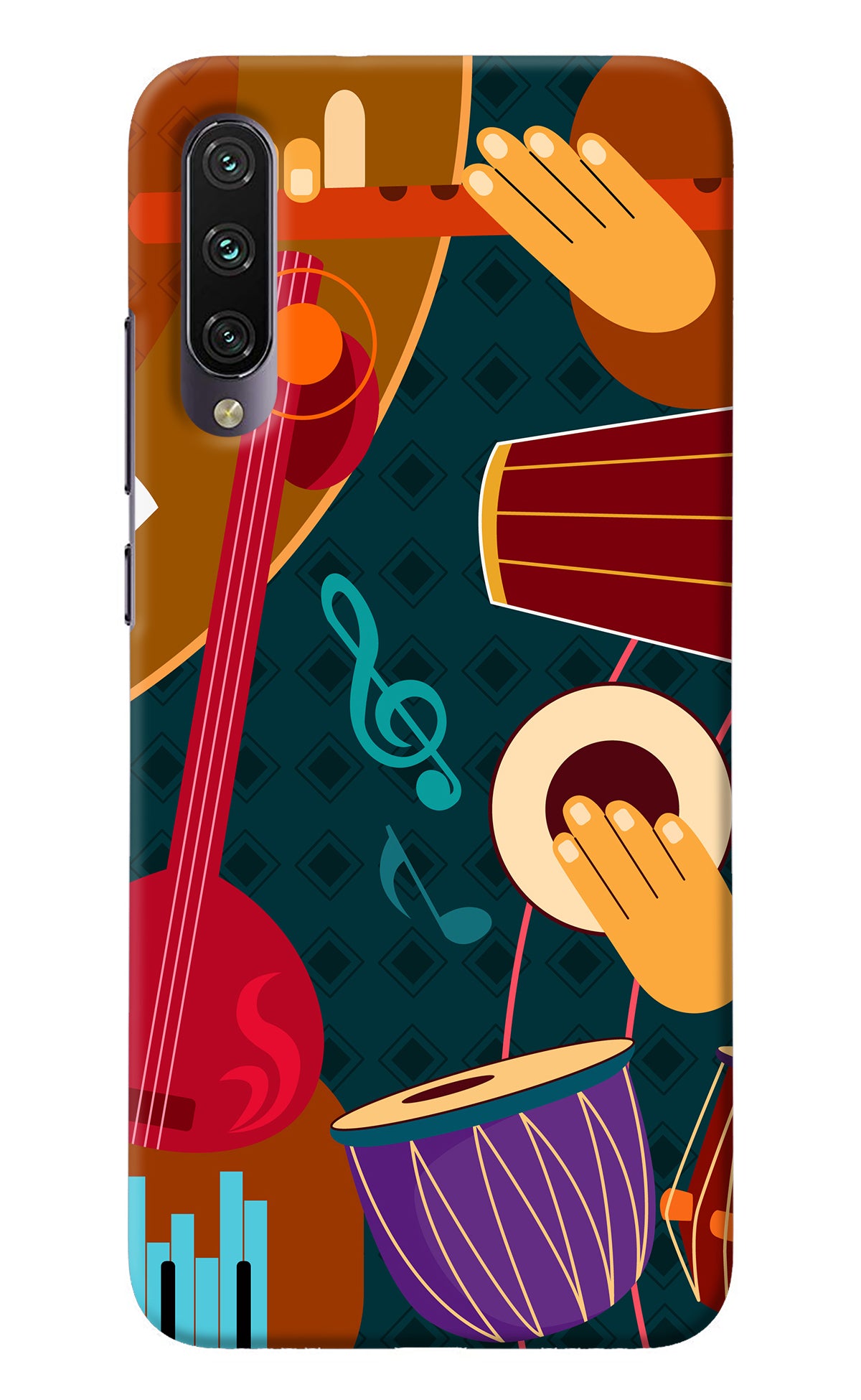 Music Instrument Mi A3 Back Cover