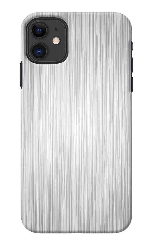 Wooden Grey Texture iPhone 11 Back Cover