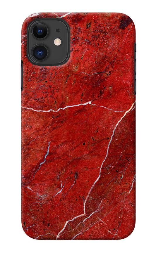 Red Marble Design iPhone 11 Back Cover