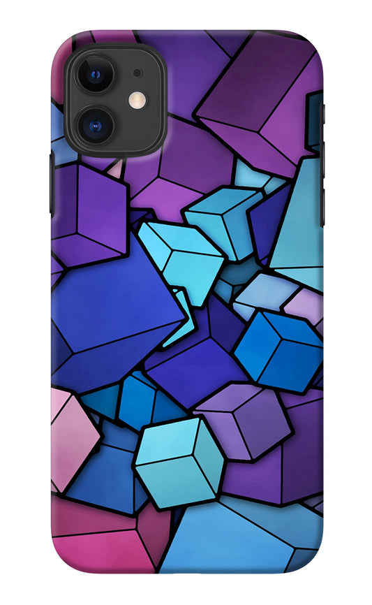 Cubic Abstract iPhone 11 Back Cover