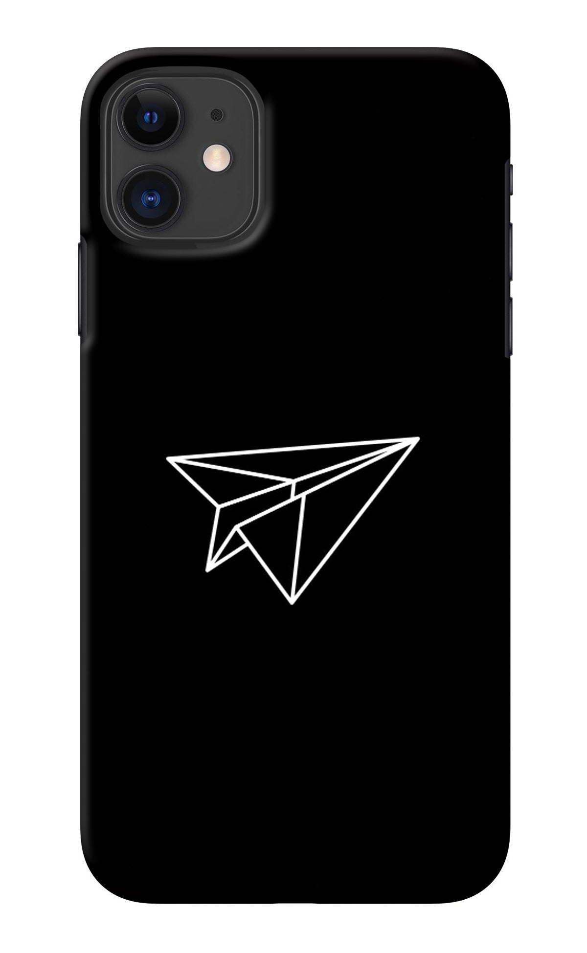 Paper Plane White iPhone 11 Back Cover