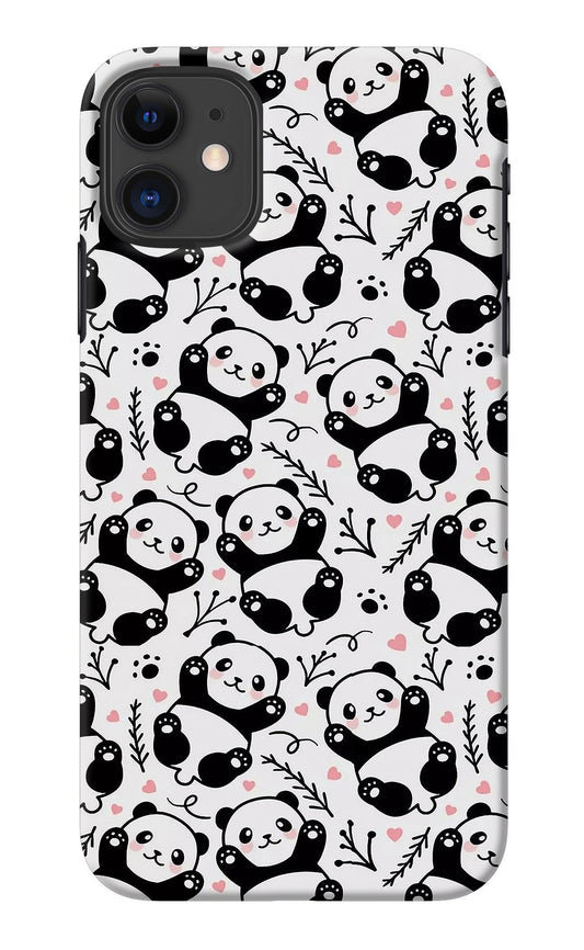 Cute Panda iPhone 11 Back Cover