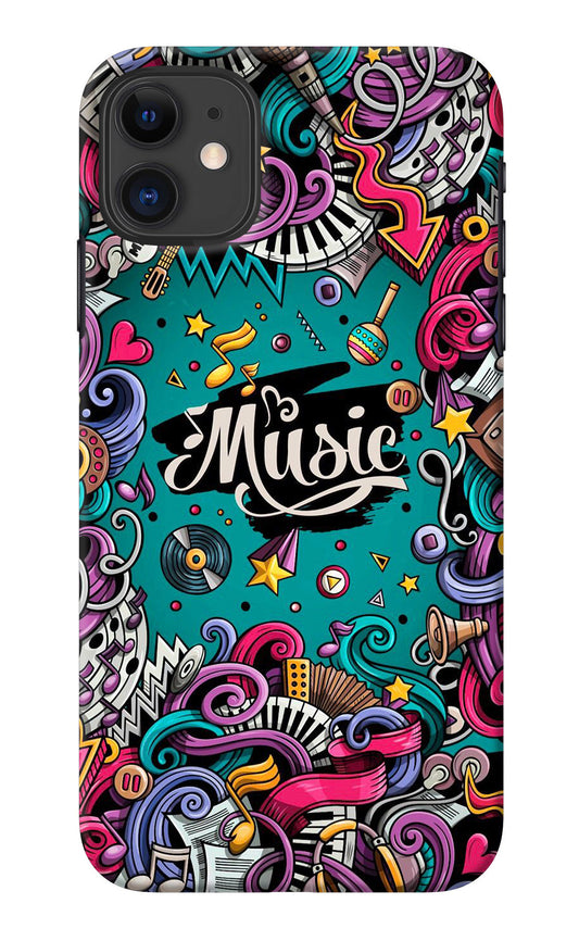 Music Graffiti iPhone 11 Back Cover