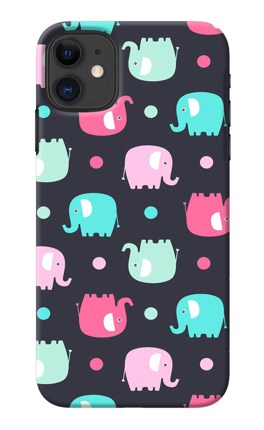 Elephants iPhone 11 Back Cover