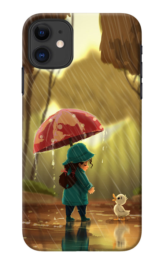 Rainy Day iPhone 11 Back Cover