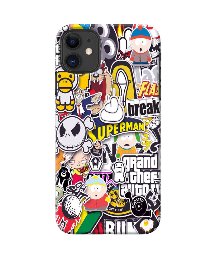 Sticker Bomb iPhone 11 Back Cover