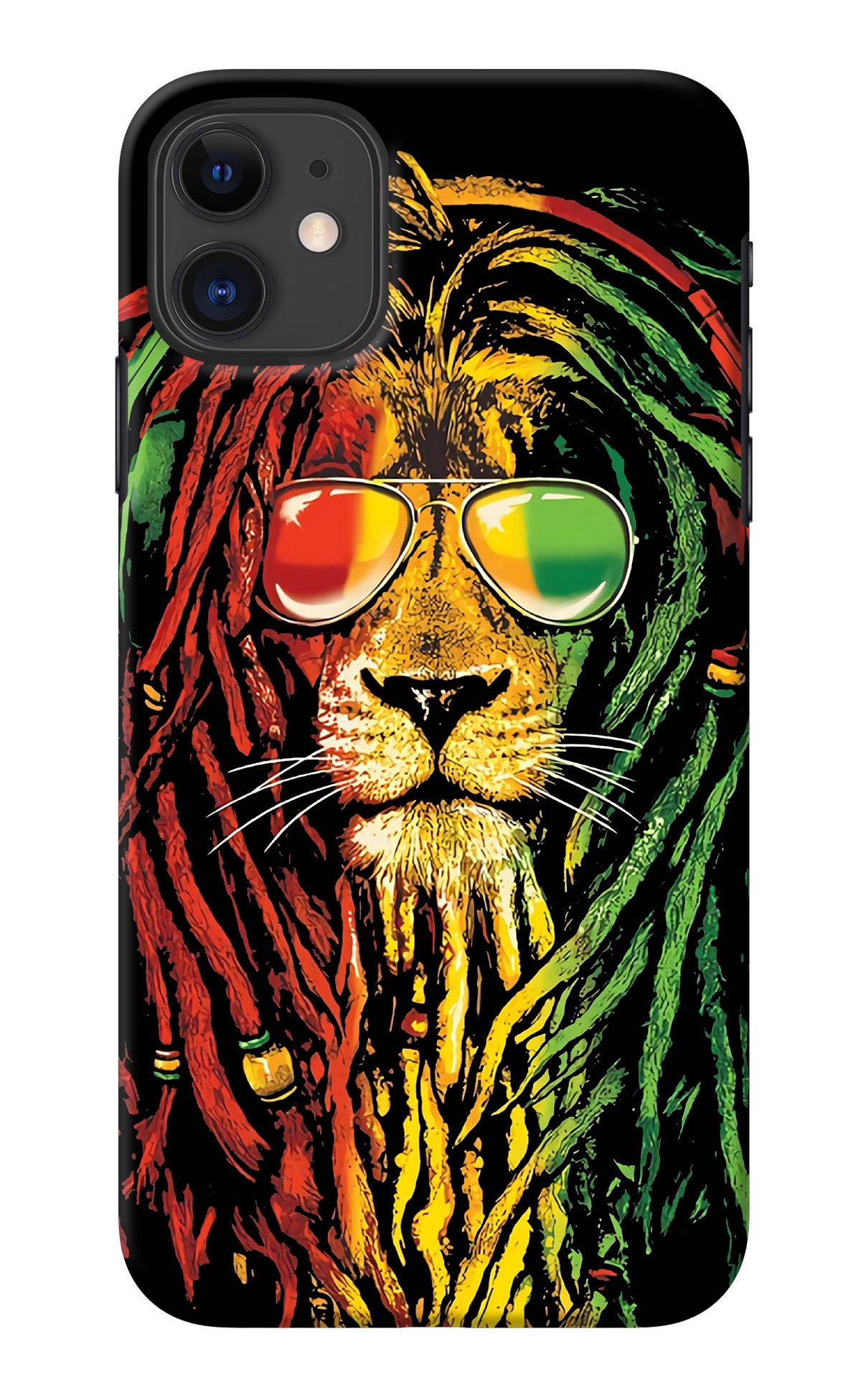 Rasta Lion iPhone 11 Back Cover