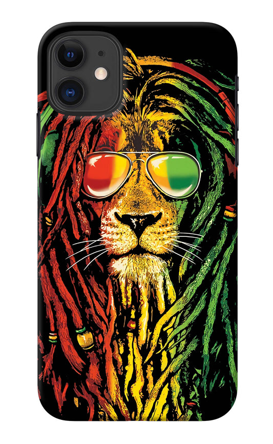 Rasta Lion iPhone 11 Back Cover