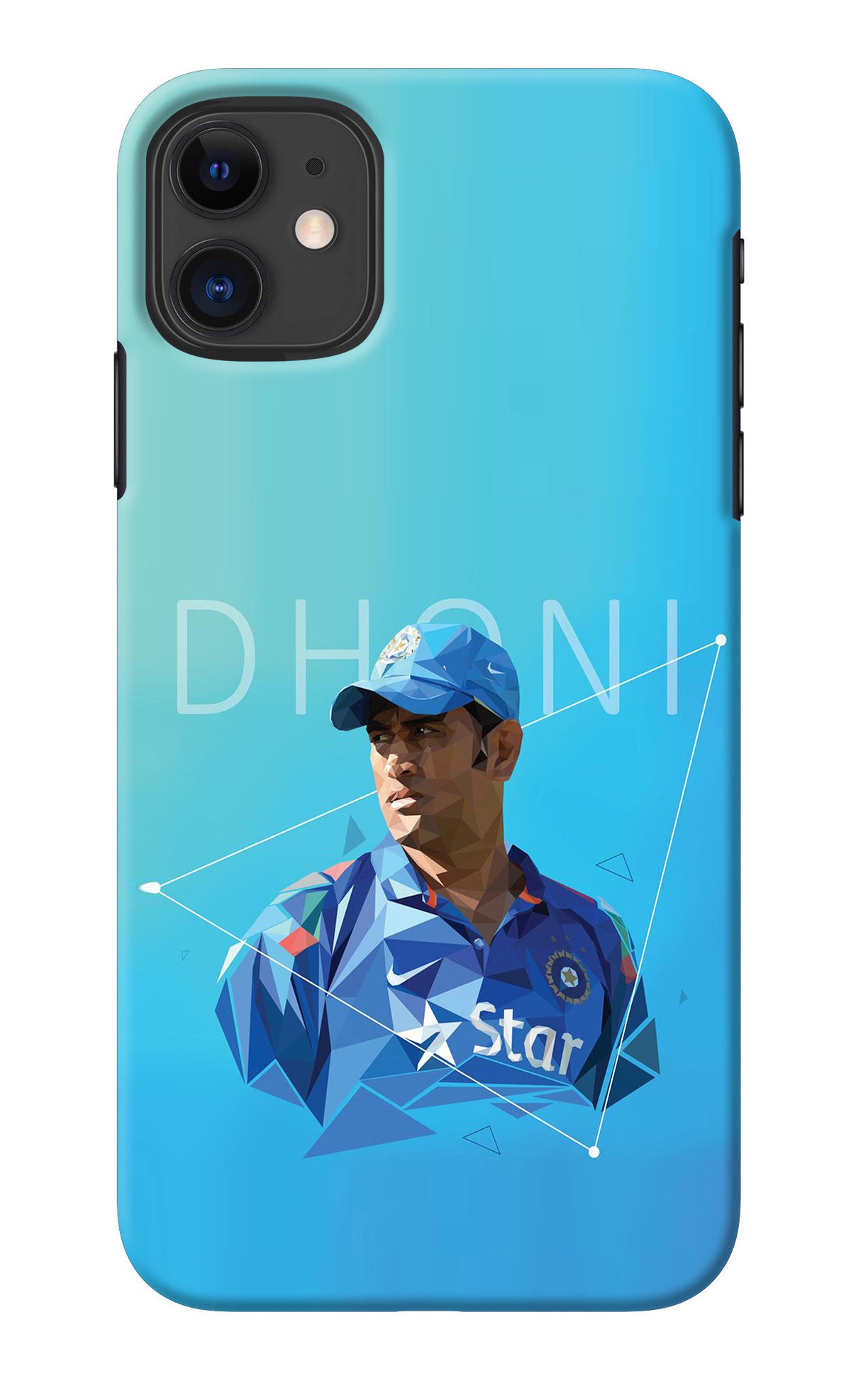 Dhoni Artwork iPhone 11 Back Cover