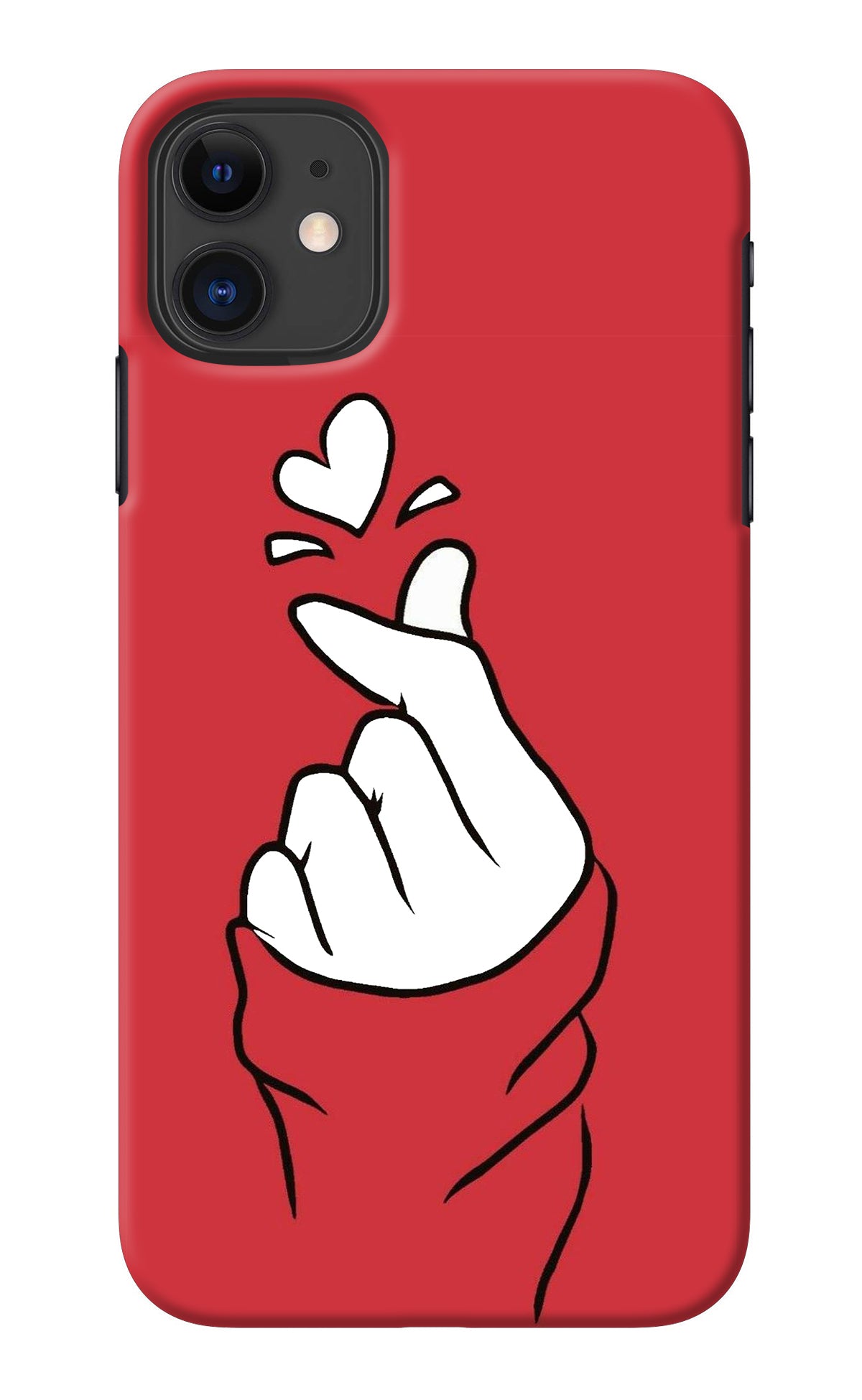 Korean Love Sign iPhone 11 Back Cover