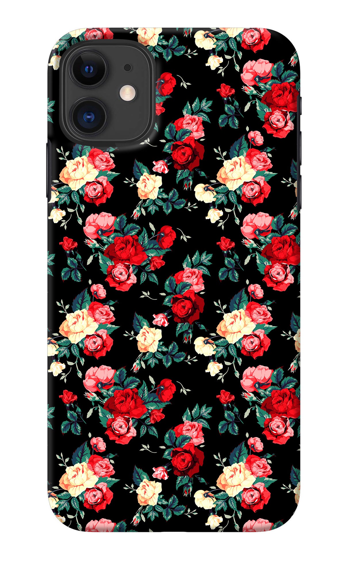 Rose Pattern iPhone 11 Back Cover