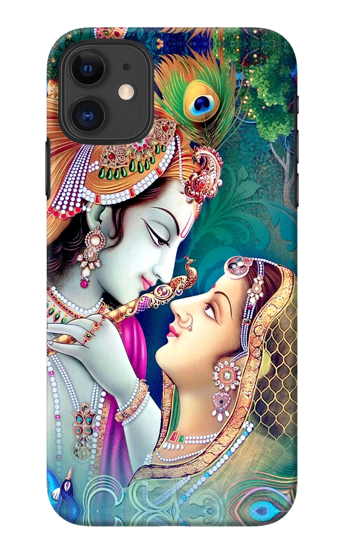 Lord Radha Krishna iPhone 11 Back Cover