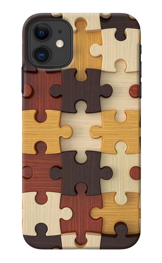 Wooden Puzzle iPhone 11 Back Cover