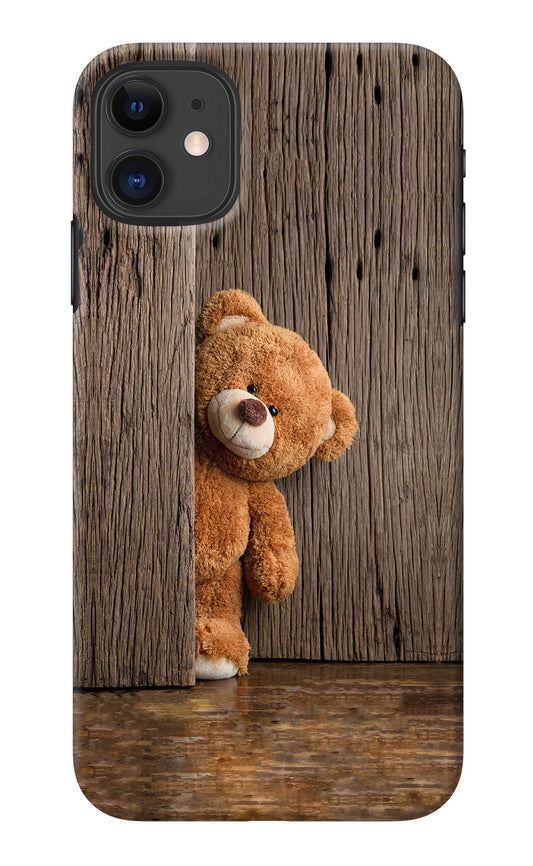 Teddy Wooden iPhone 11 Back Cover