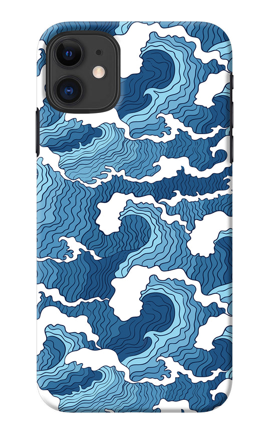 Blue Waves iPhone 11 Back Cover