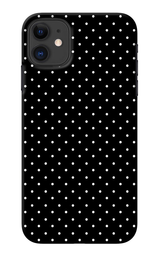 White Dots iPhone 11 Back Cover