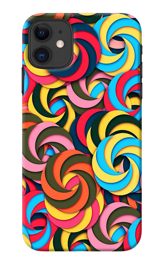 Spiral Pattern iPhone 11 Back Cover