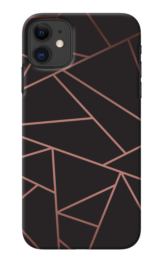 Geometric Pattern iPhone 11 Back Cover