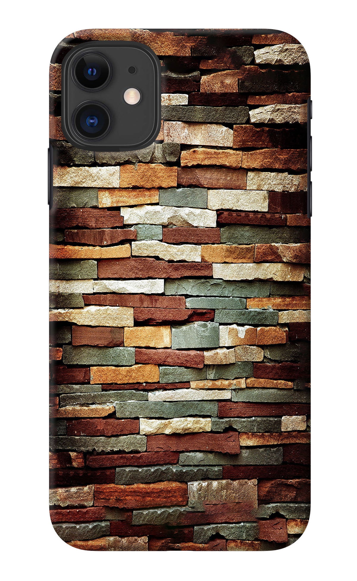 Bricks Pattern iPhone 11 Back Cover