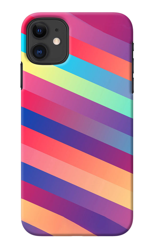 Stripes color iPhone 11 Back Cover