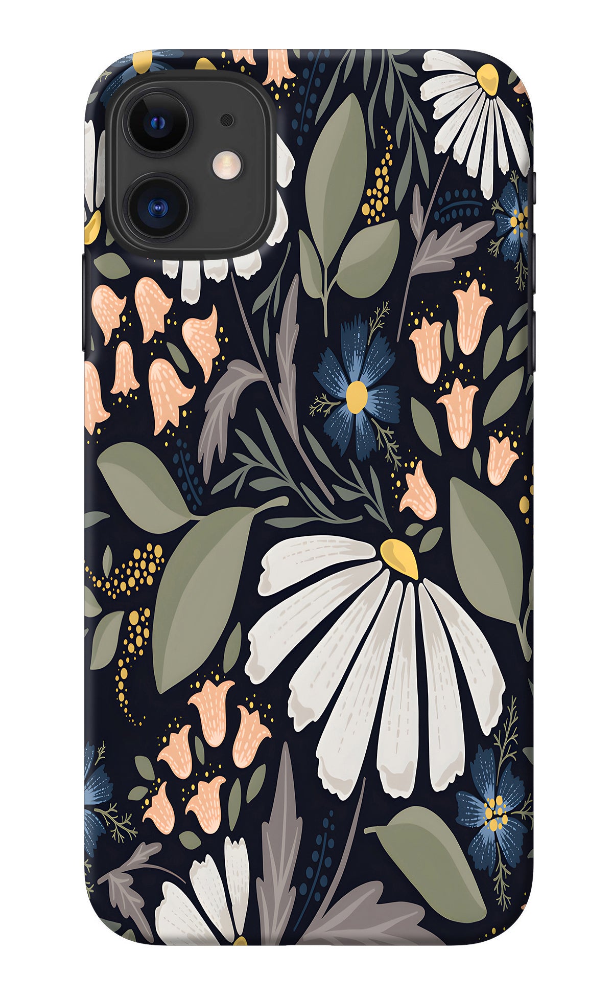 Flowers Art iPhone 11 Back Cover