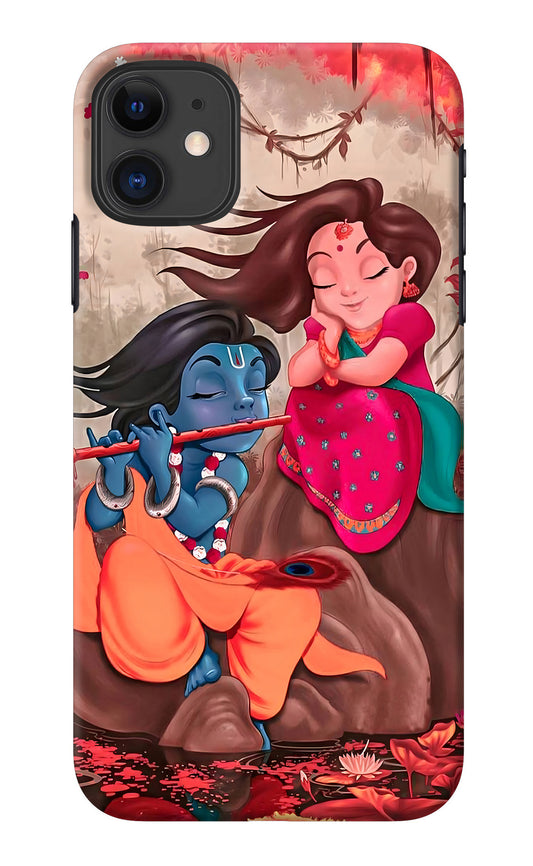 Radhe Krishna iPhone 11 Back Cover