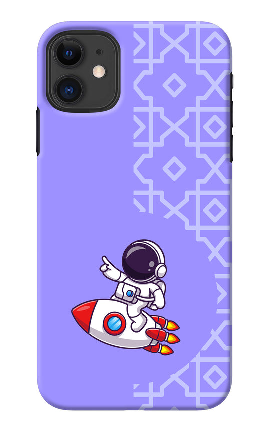 Cute Astronaut iPhone 11 Back Cover