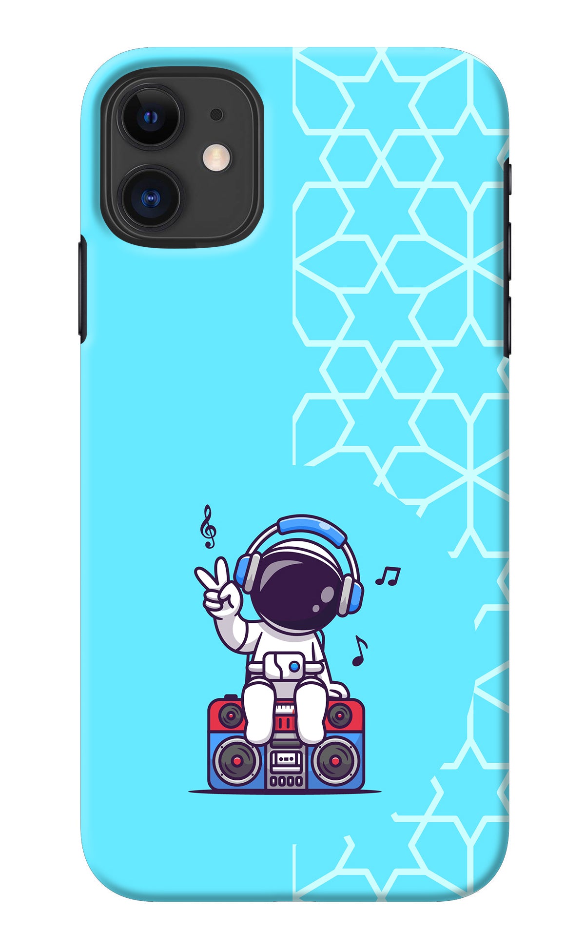Cute Astronaut Chilling iPhone 11 Back Cover