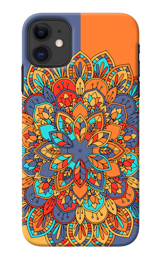 Color Mandala iPhone 11 Back Cover