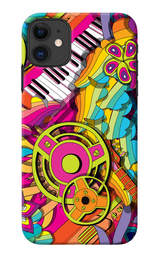 Music Doodle iPhone 11 Back Cover