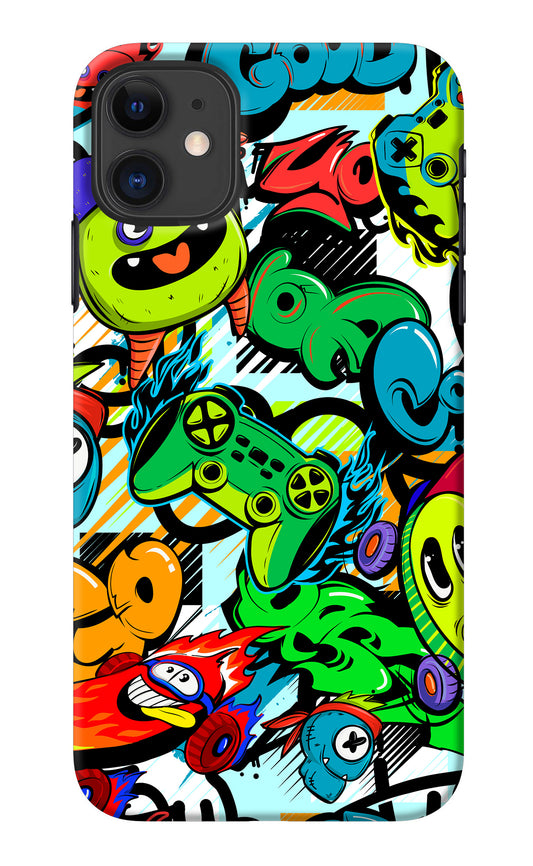 Game Doodle iPhone 11 Back Cover
