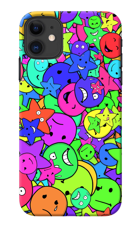 Fun Doodle iPhone 11 Back Cover